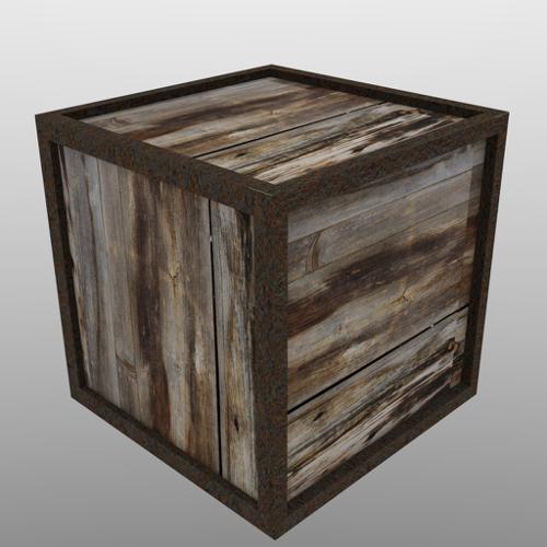 Balmora crate - Low poly preview image